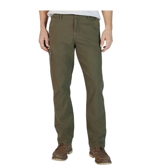 NWT Weatherproof Men's Flex Utility Pants Olive Green Size 38x29 $45 DD294 - Picture 1 of 3
